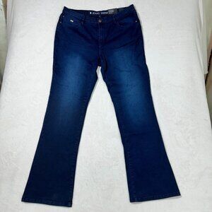 Reitmans R Jeans Women’s 33 Long Dark Wash Blue The Signature Boot Cut